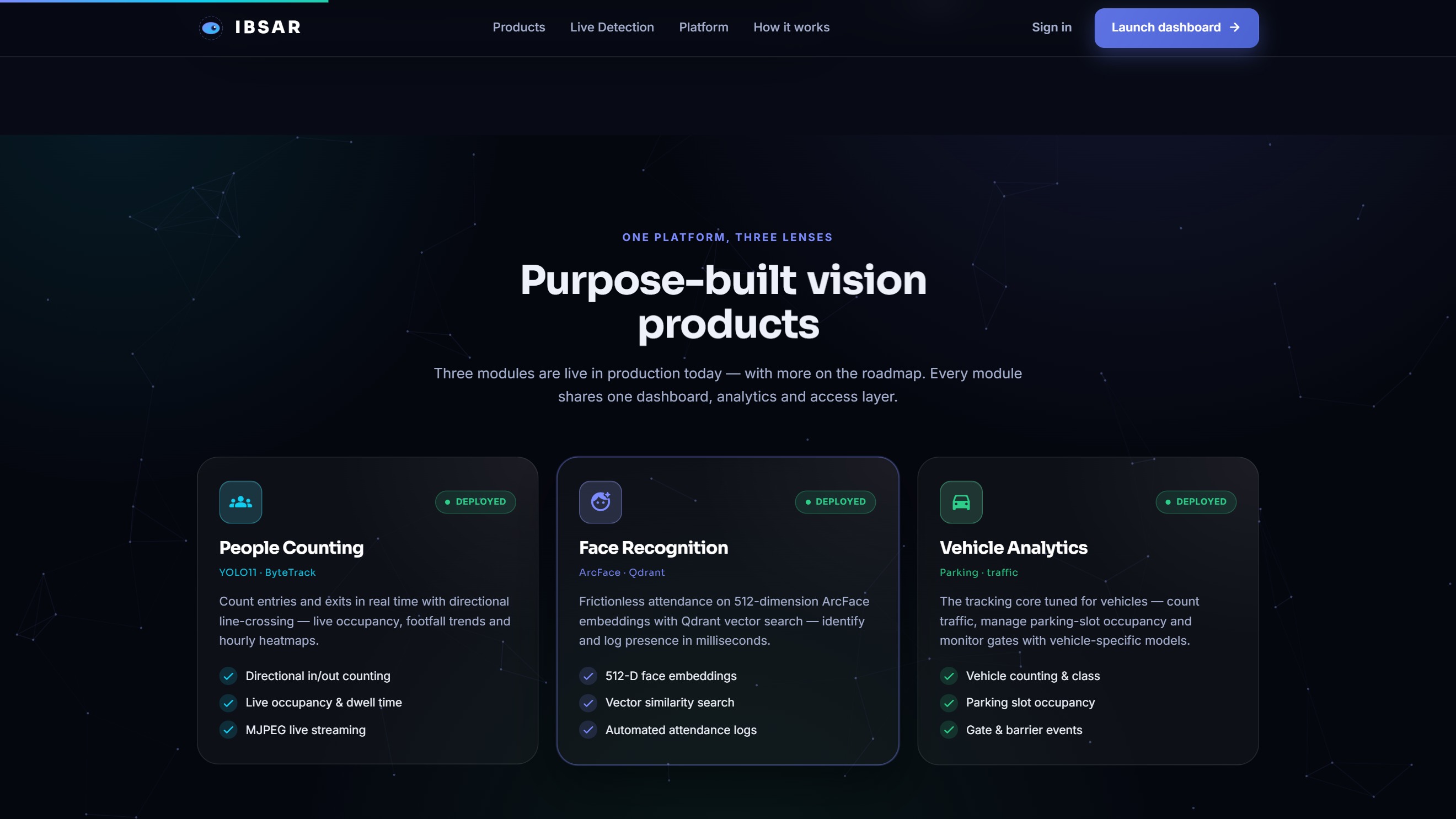 Live detection engine demo